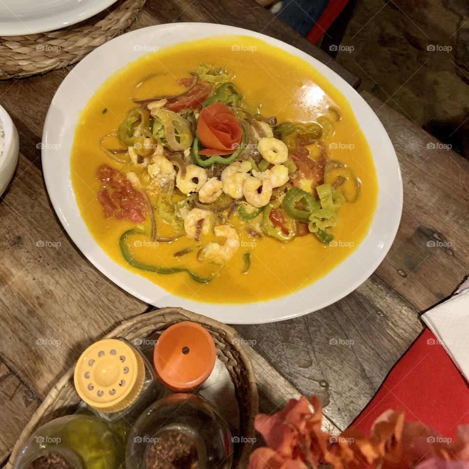 Peixada- like fish soup