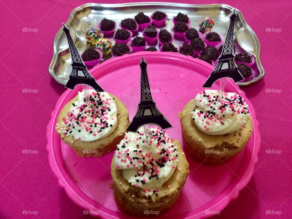 Cupcakes e brigadeiros