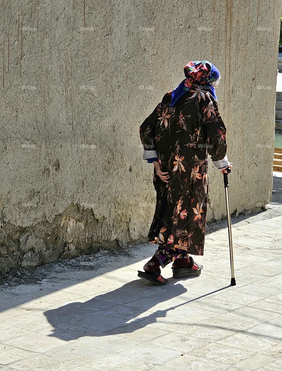 old woman in Boukhara