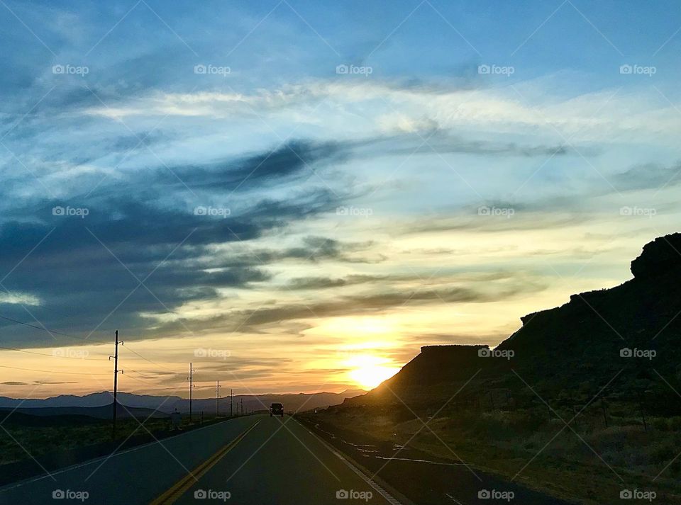Roadtrip Sunset