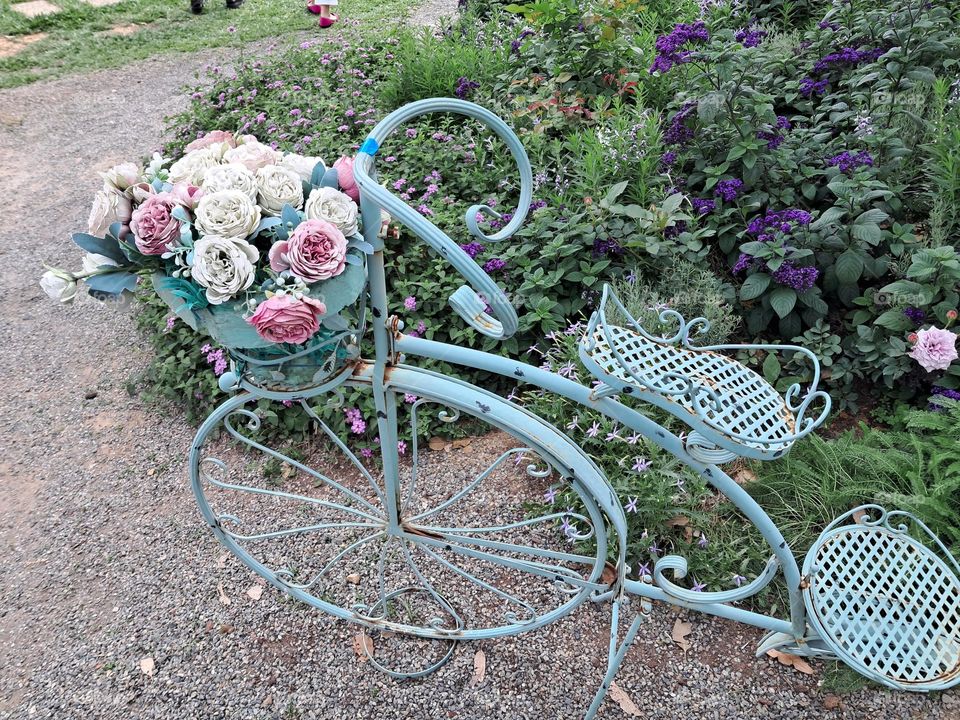 flower bicycle