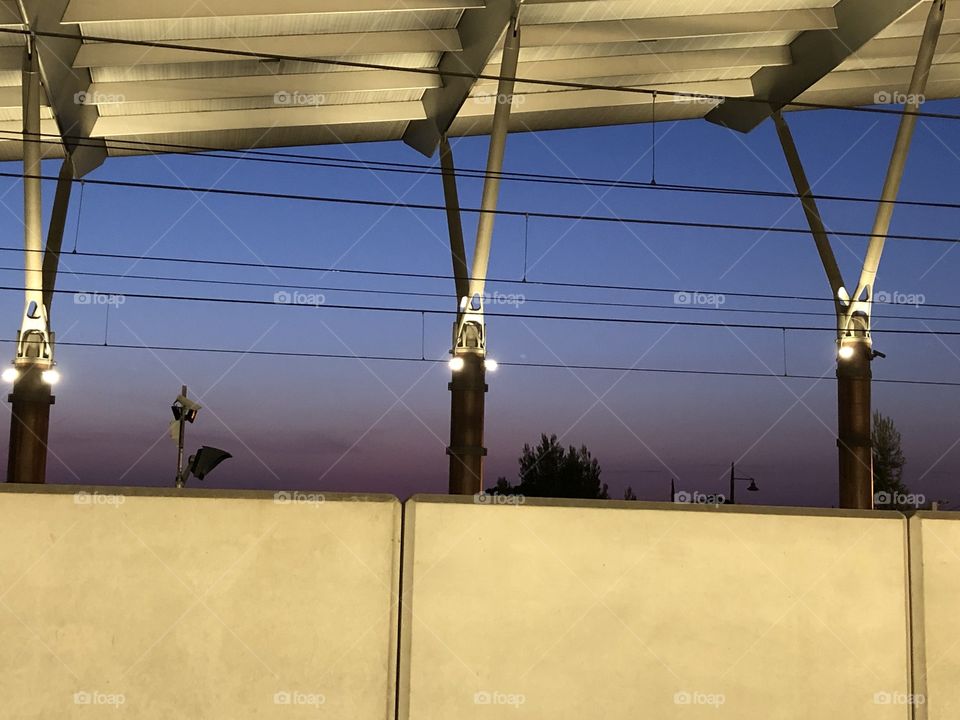 Train Station sunrise