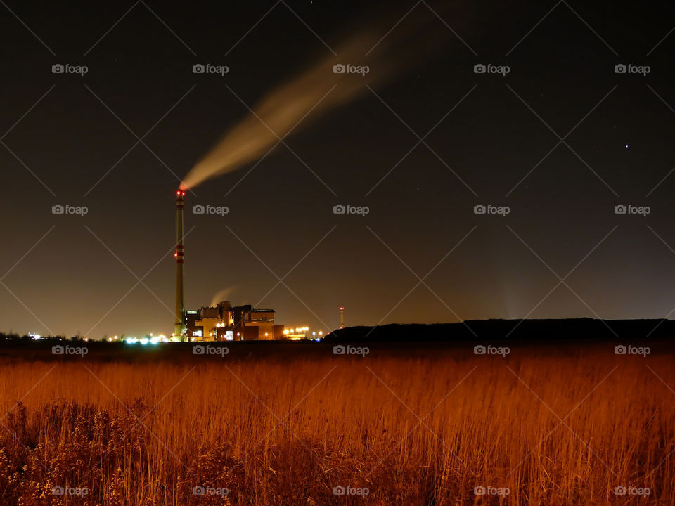 Fabric Night Landscape