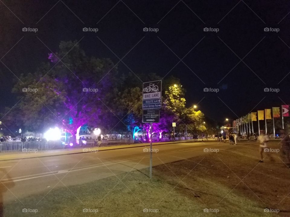 Austin City Limits at Night