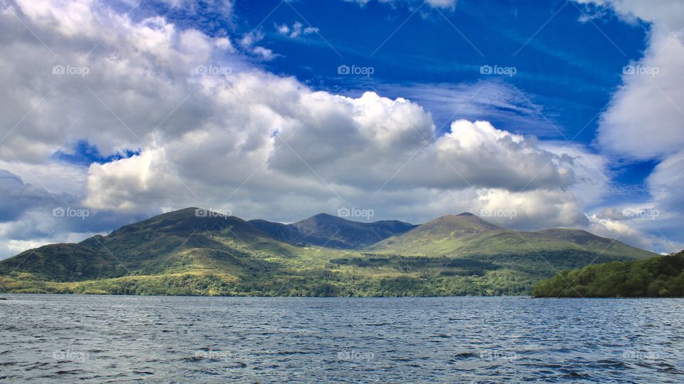 beautiful place, mountains and lake in Killarney, Ireland