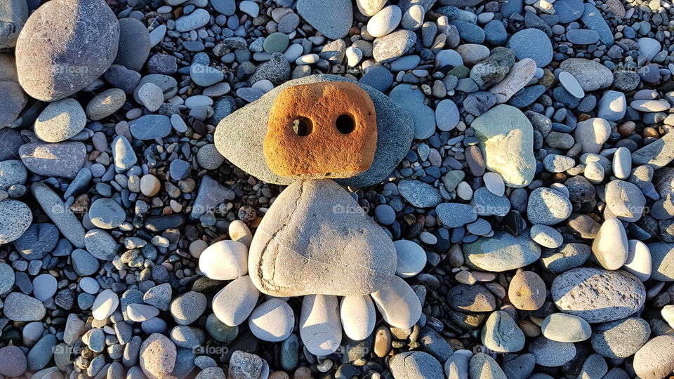 cheburashka on the beach