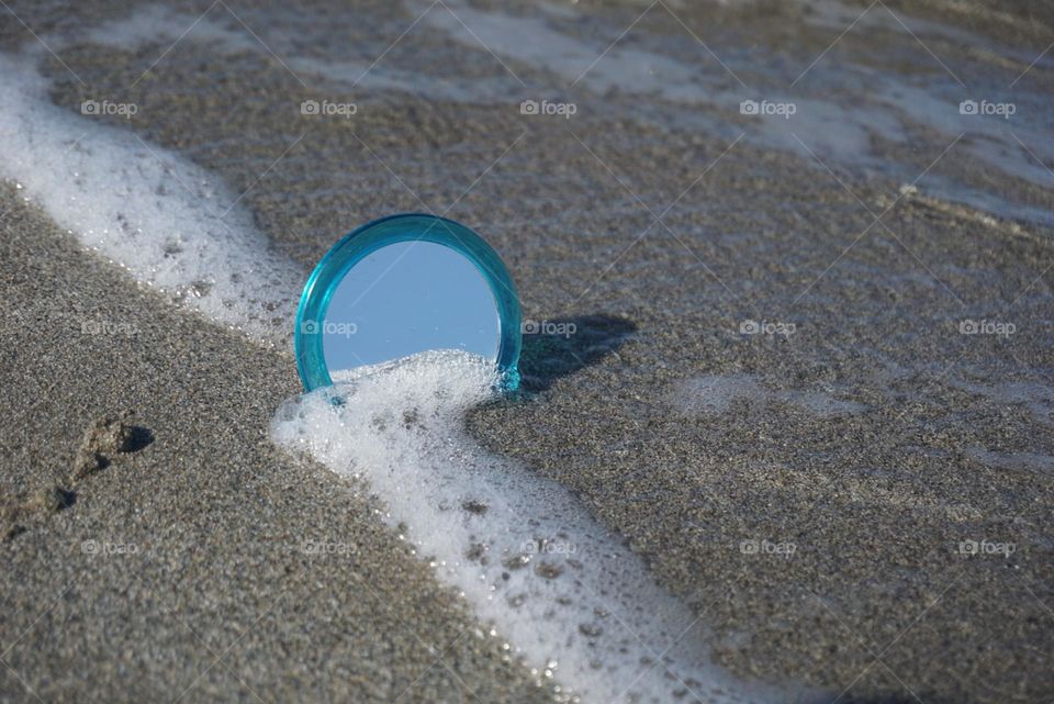 Beach#sea#mirror#reflect#sand