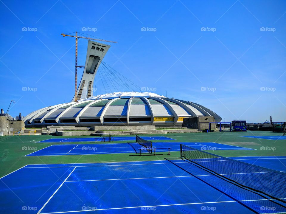 the Olympic Stadium of Montreal Canada