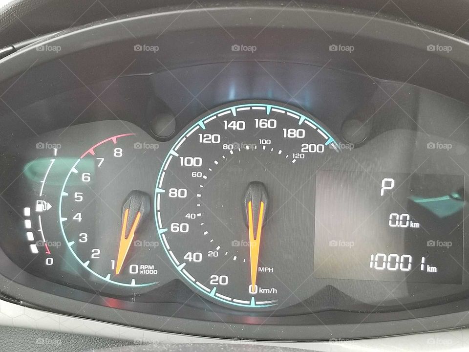 Dashboard Speedometer Odometer