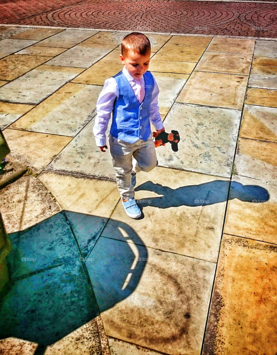 cool guy. my grandson being cool 