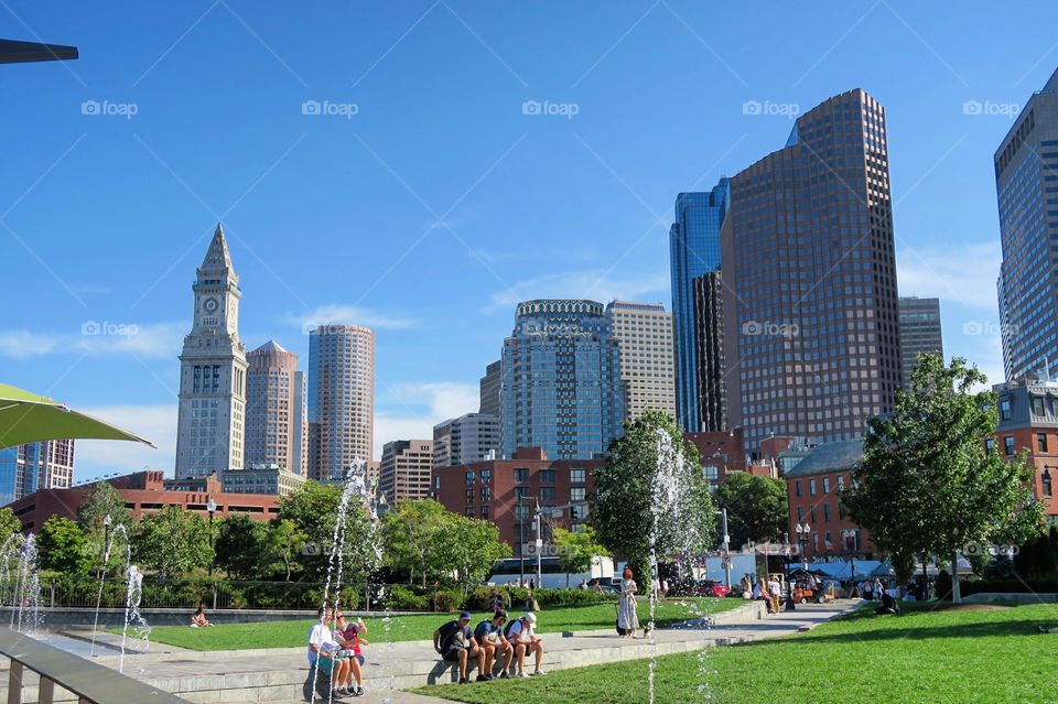 Boston city park 