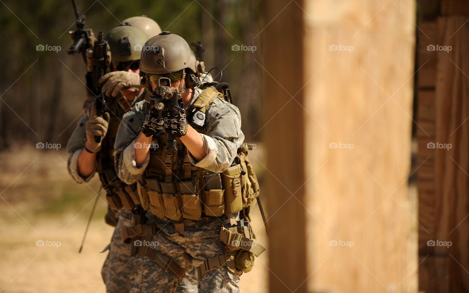 US Soldiers Training