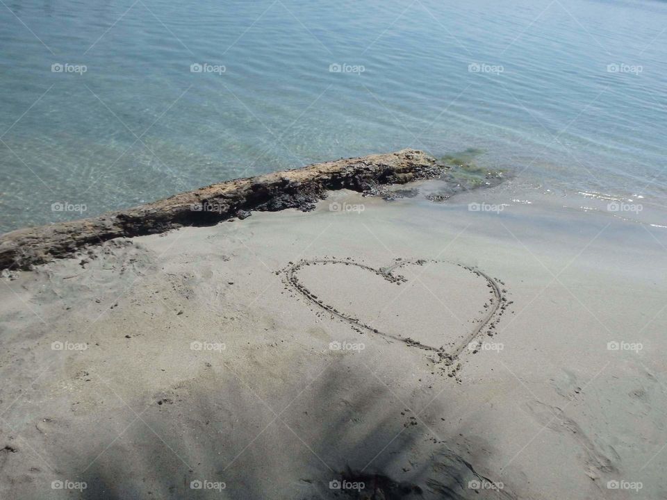 sand heart