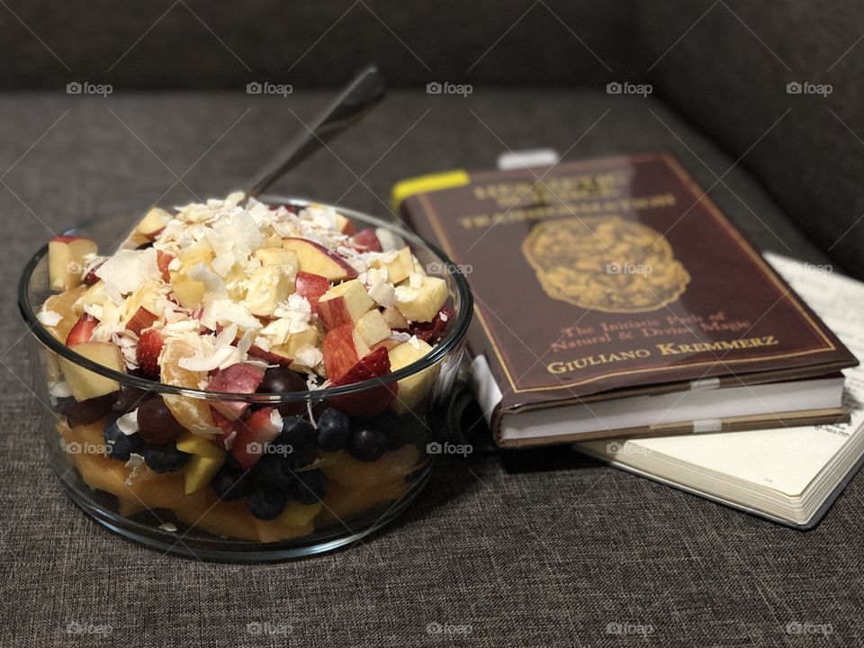 Fruit Salad while Studying