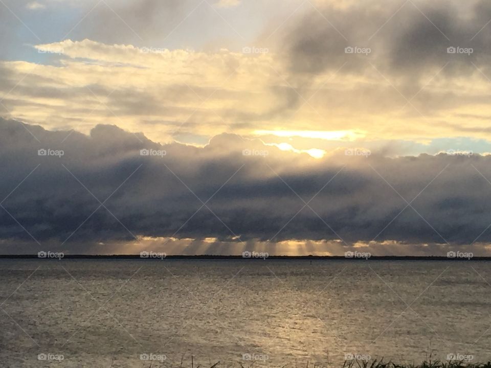 Scenic view sky and water