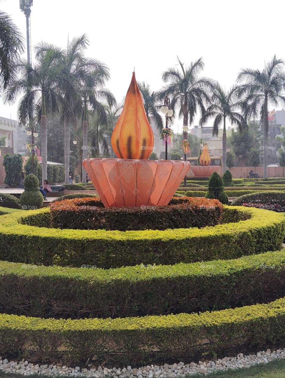 Green plant shurb small size looks very nice and very large Deepak on the occasion of Diwali decoration items