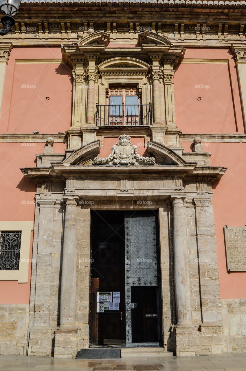 Basilica de la Virgen. Basílica de la Virgen de los Desamparados (Valencia - Spain)