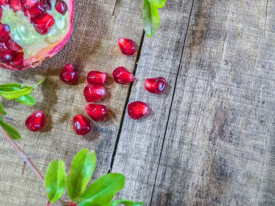 Pomegranate fruits 