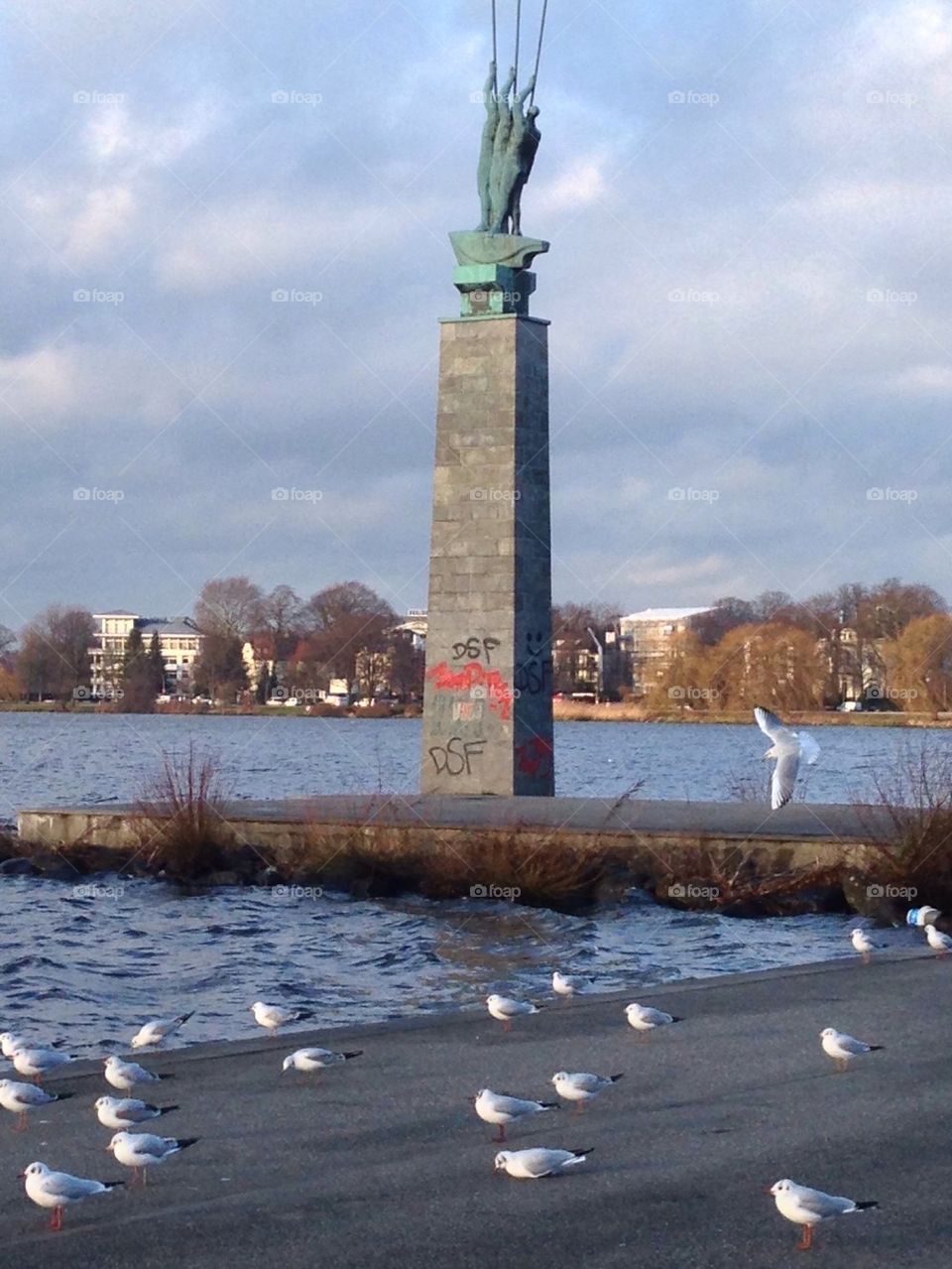 At the lake Alster