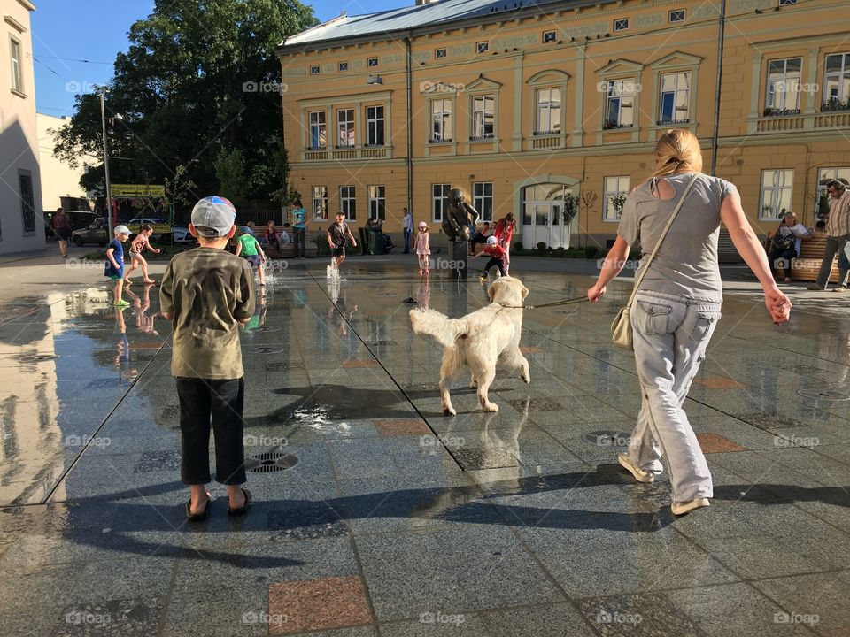 People, Street, City, Road, Child