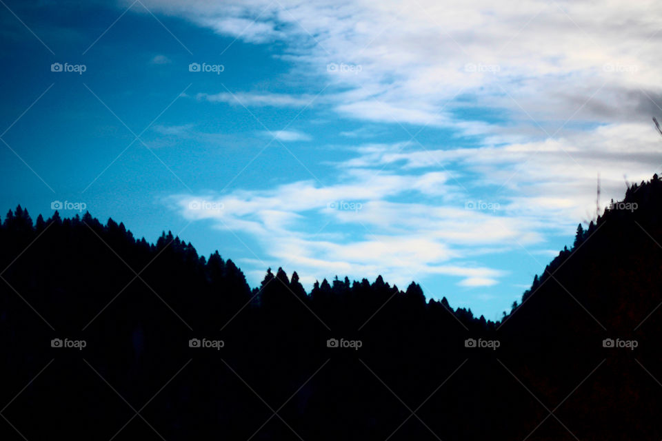 Mountains in the Summer 