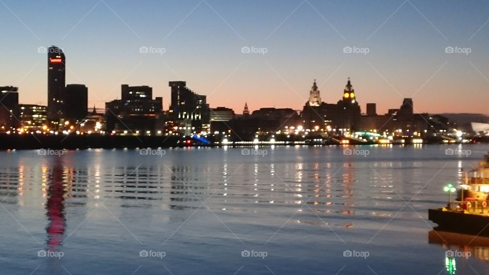 Liverpool Skyline sunrise 4