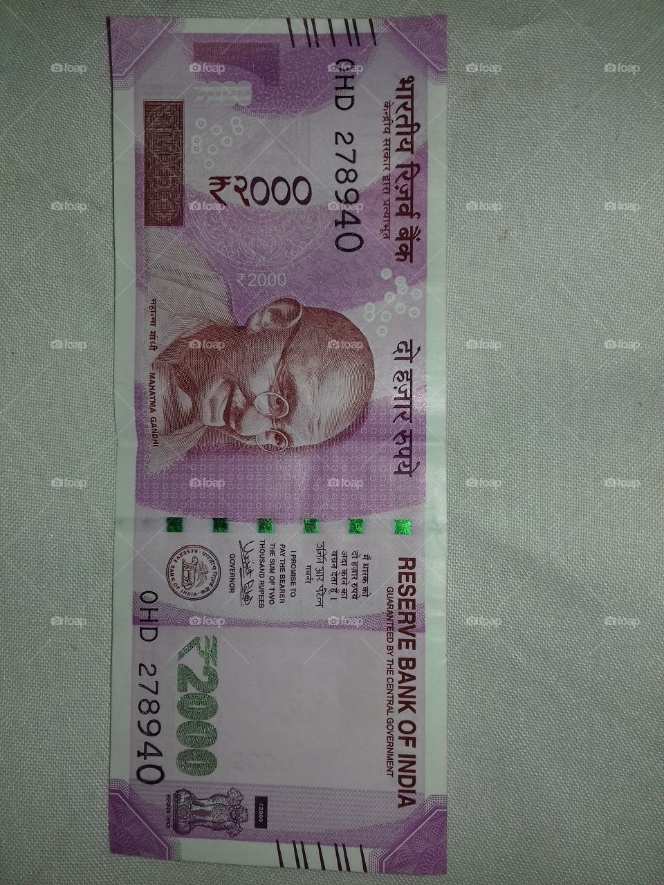 Inadian new note rupees 2000