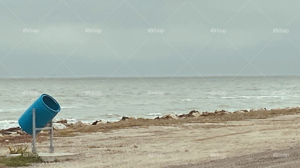 Picture of Vastness Size of Galveston Bay. Houston Ship Channel was Dug and Built right down the Middle of the Bay. 