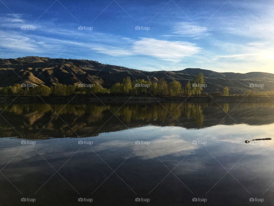 Beautiful water reflection 