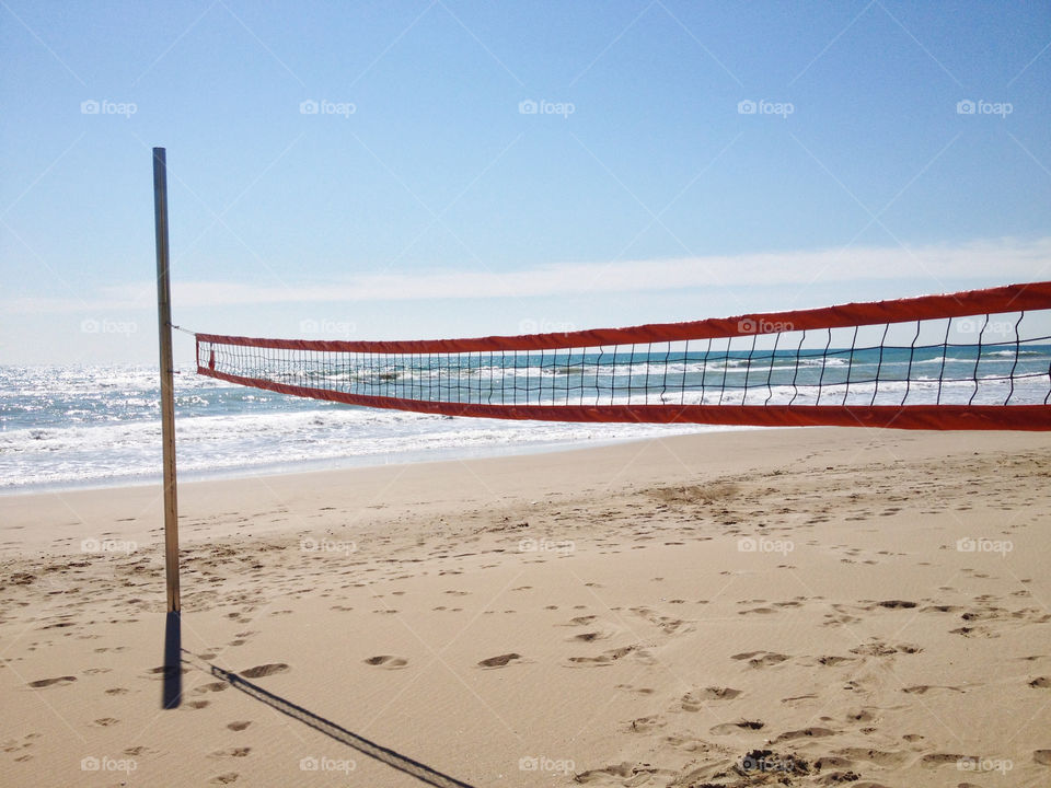 volleyball beach sky sand by formalhaut