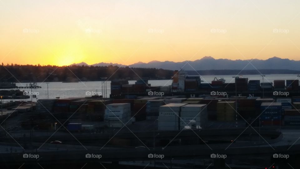 west Seattle sunset