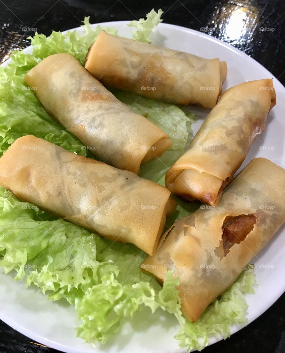 Fried spring rolls 