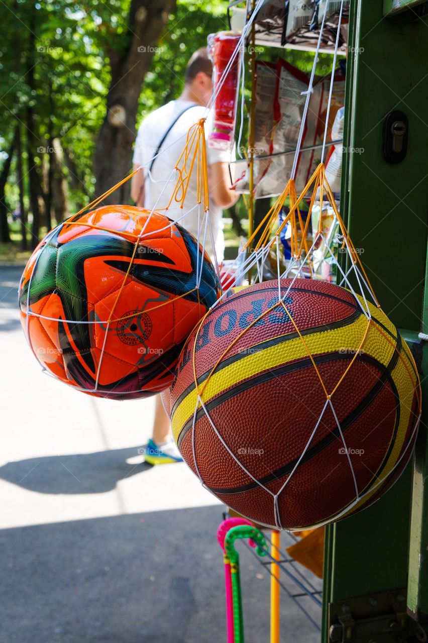 Sport balls loved by many kids 