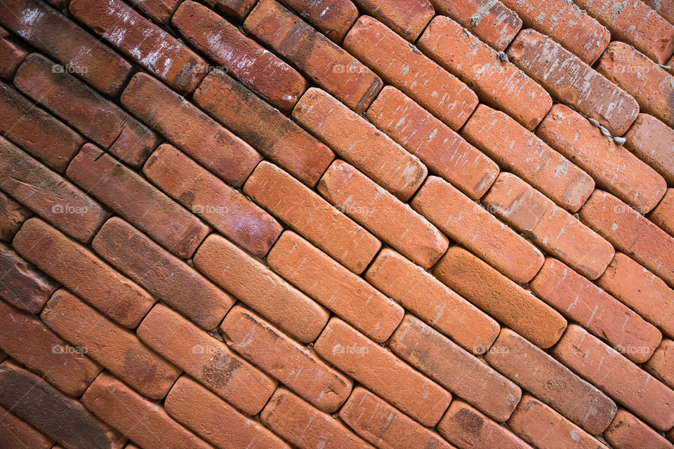 Red brick wall