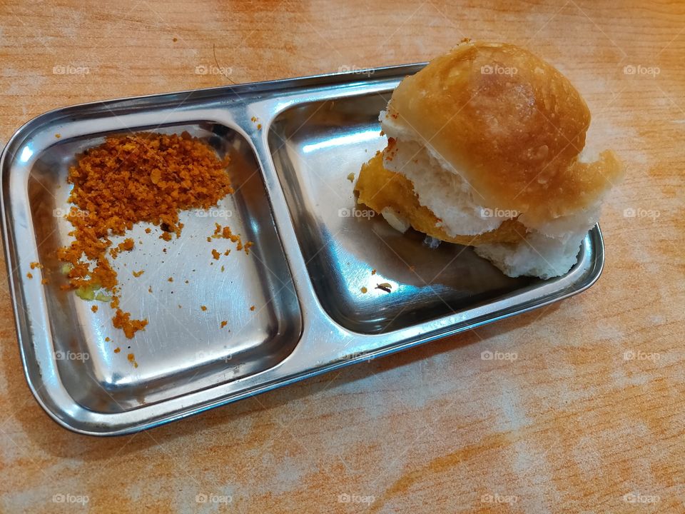 Vadapav, वडापाव, the most famous streets food from Maharashtra, India, the tasty food, easily available and affordable for all. It's like a life line for many and the richest of the rich and poorest of the poor, both enjoy eating this delicious food.