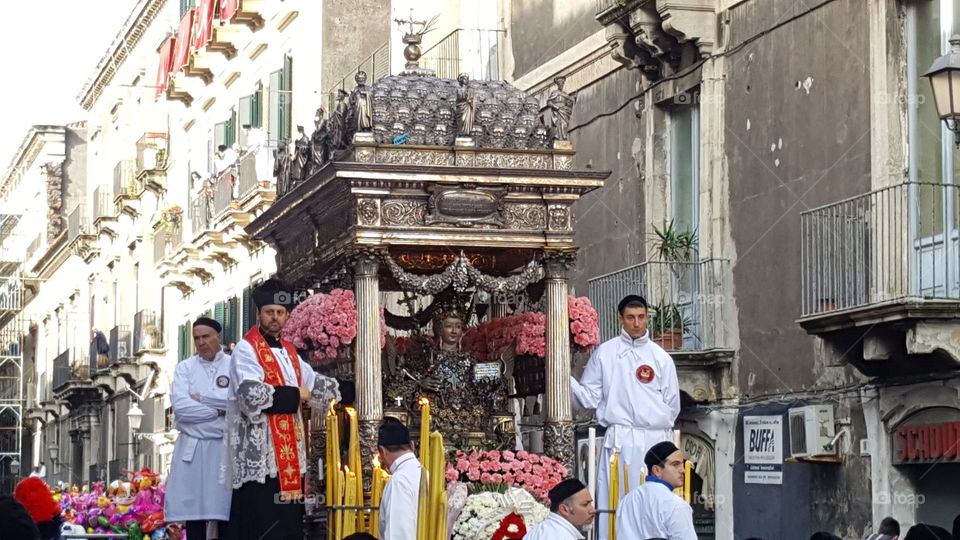 Sant'Agata patrona di Catania ( Sicily)