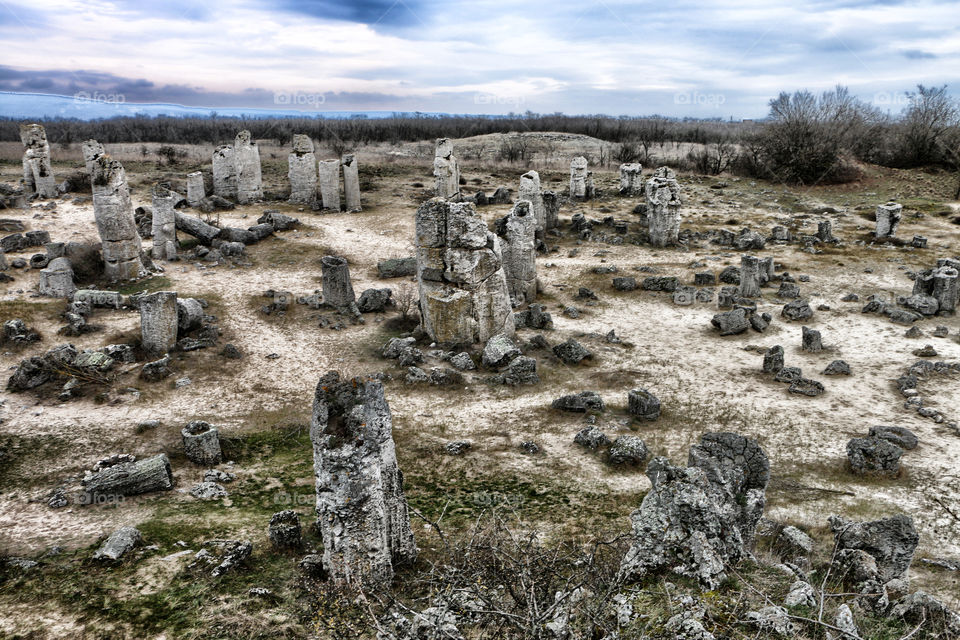 Stone Columns. Stone Columns landmark