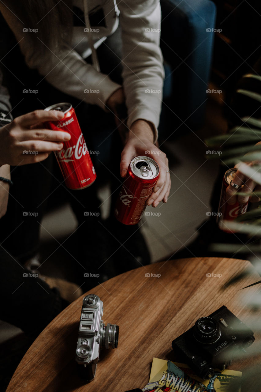 friends with coca cola