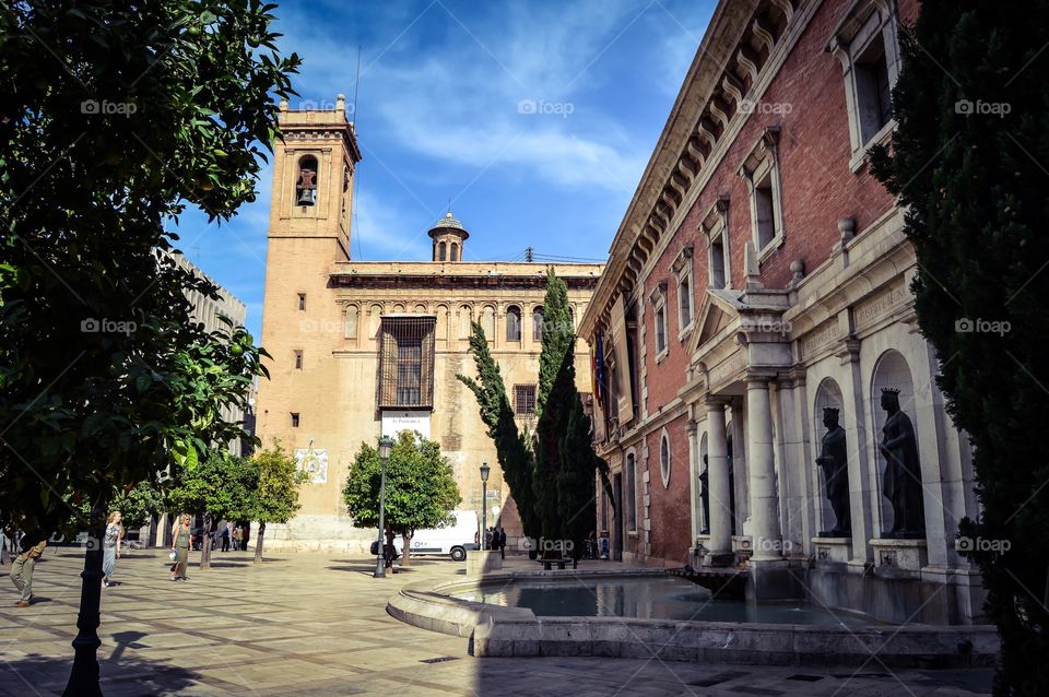 Plaza del patriarca in valencia