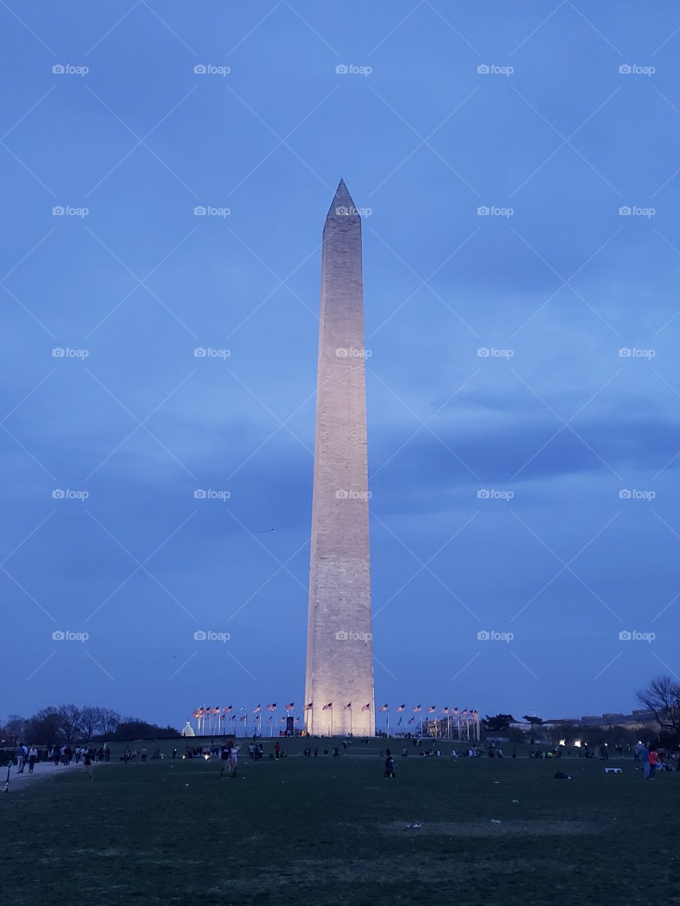 Monument during sunset