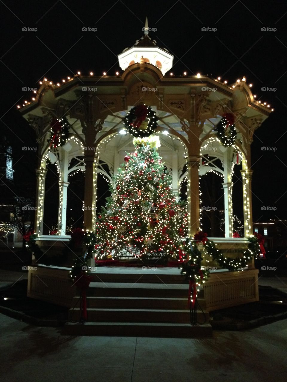 Gazebo Christmas Tree, Medina, Ohio