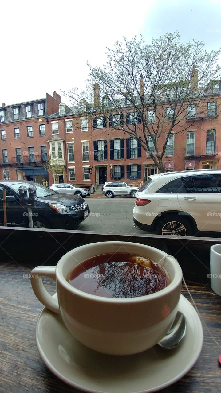 Sippin' on some tea in Beacon Hill