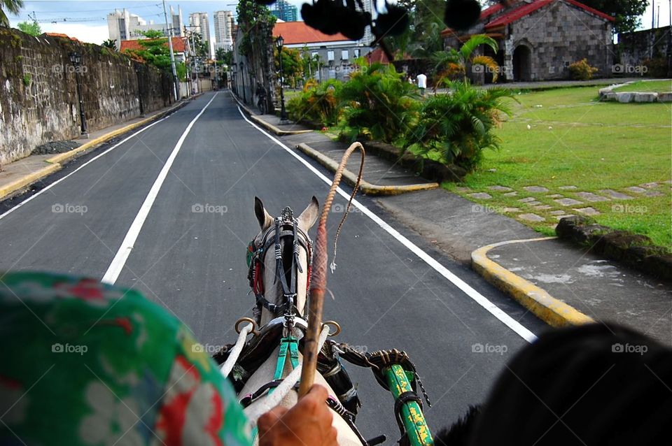Horse carriages in Manila, Philippines
