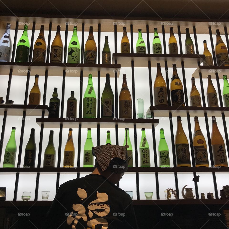 It’s part of the Japanese architecture, sake for everyone!