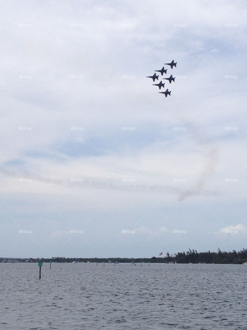 Blue Angels over the Lagoon