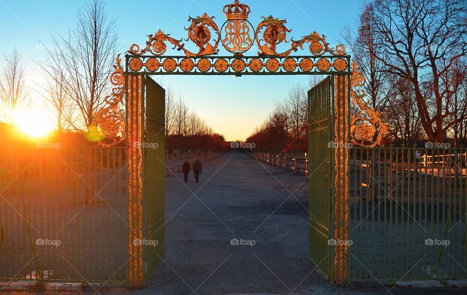 sweden people park gate by anetteaventyr