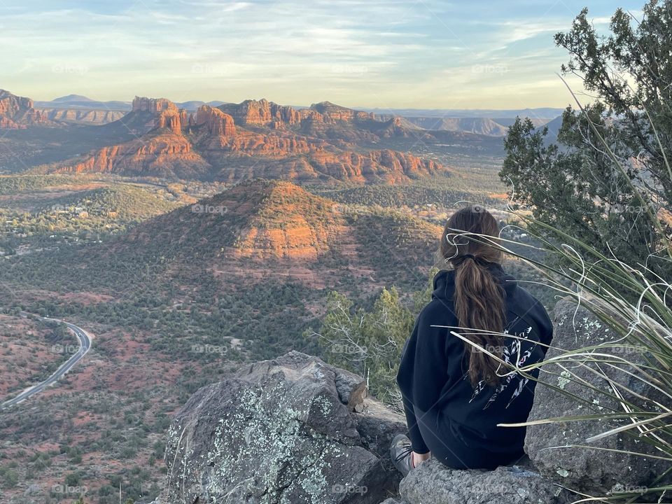 Meditating in Sedona - Arizona 