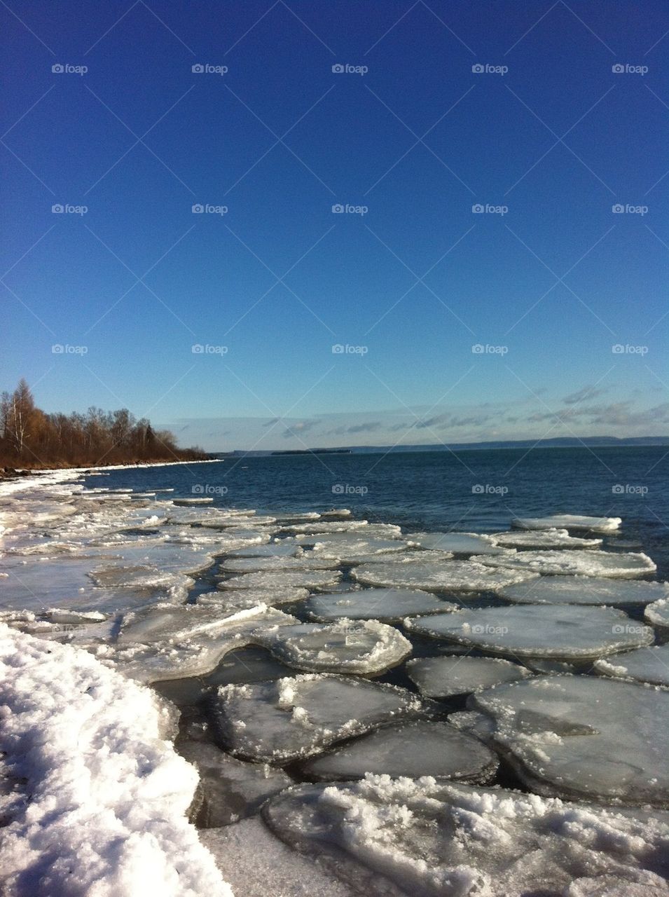 Lake Superior in the winter