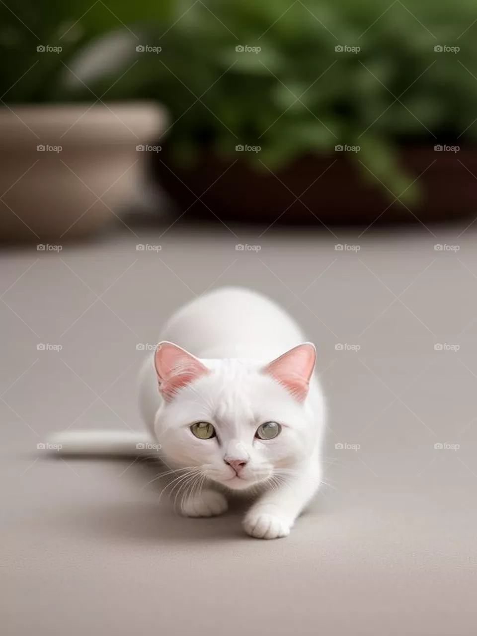 Beautiful white cat