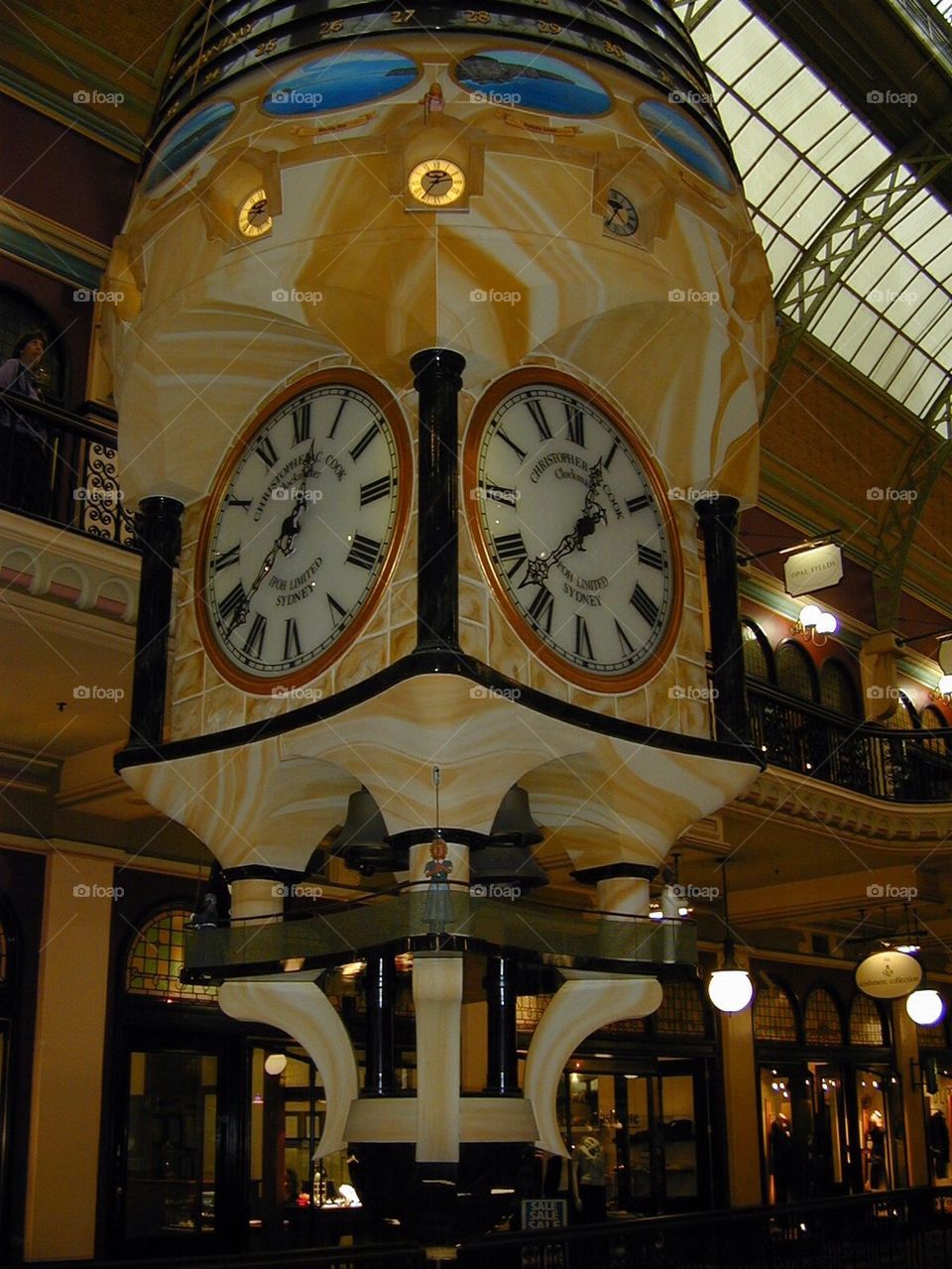 SYDNEY, AUSTRALIA THE INTERNATIONAL CLOCK AT WESTGATE MALL